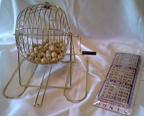 Bingo Cage with accessories - A great way to raise funds at your fundraiser