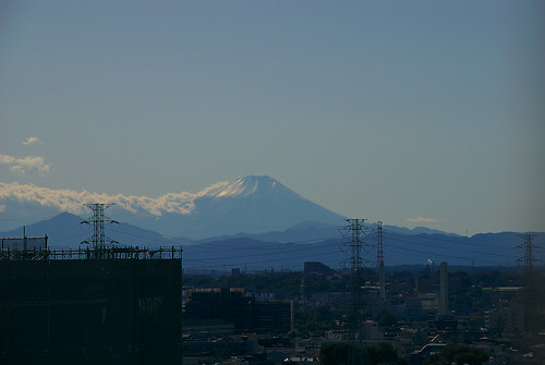 志木から見た富士