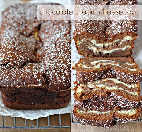 chocolate cream cheese loaf