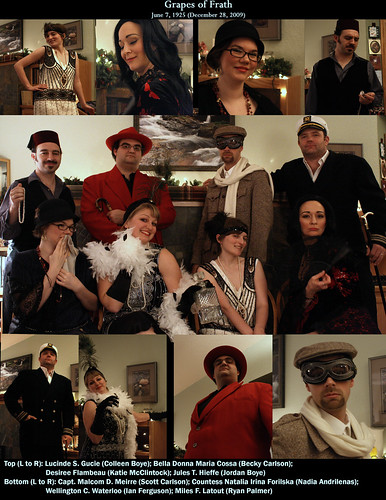 Grapes of Frath Murder Mystery Collage