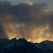 Sun Rays over the Sierra Crest