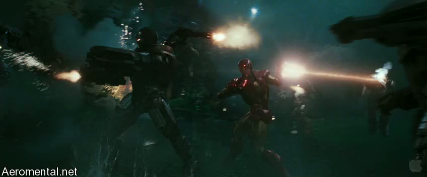 Iron Man 2 Trailer 2 War Machine guns