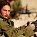 Female Soldier at the Shooting Range by Israel Defense Forces