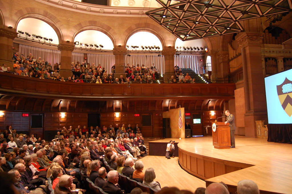 David Petraeus, speaking in Alexander Hall