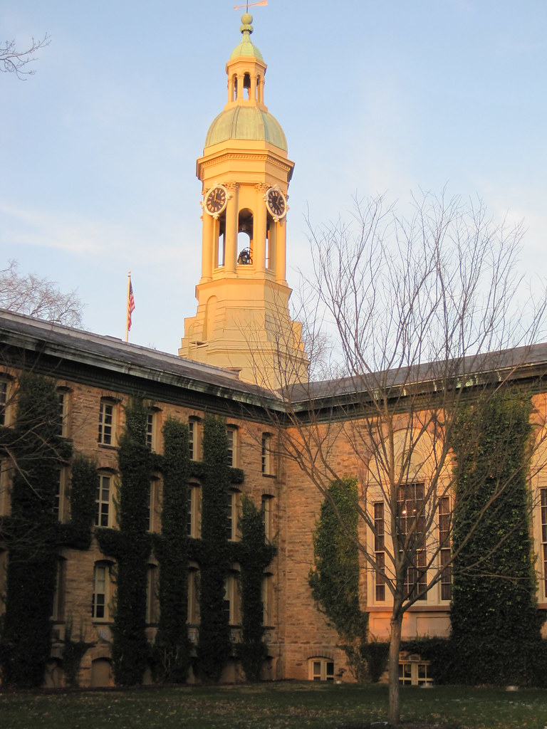 Nassau Hall in early December