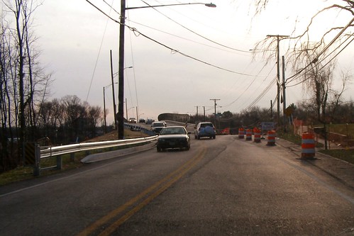 Driving Over The New Old Columbia Pike Bridge