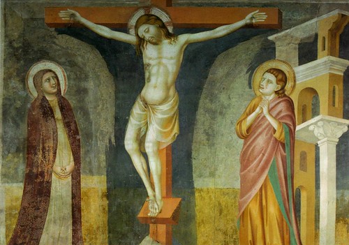 Ges in croce, Madonna e San Giovanni