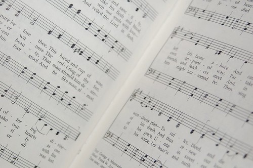Photo of a Hymnal