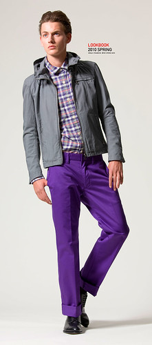 Jakob Hybholt for Uniqlo Lookbook 2010 Spring