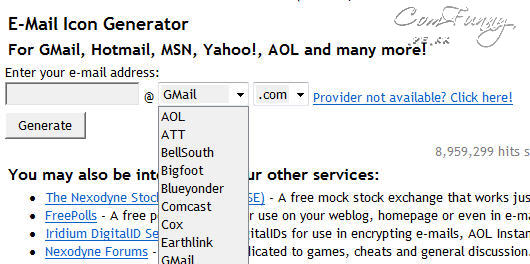 E-Mail Icon Generator