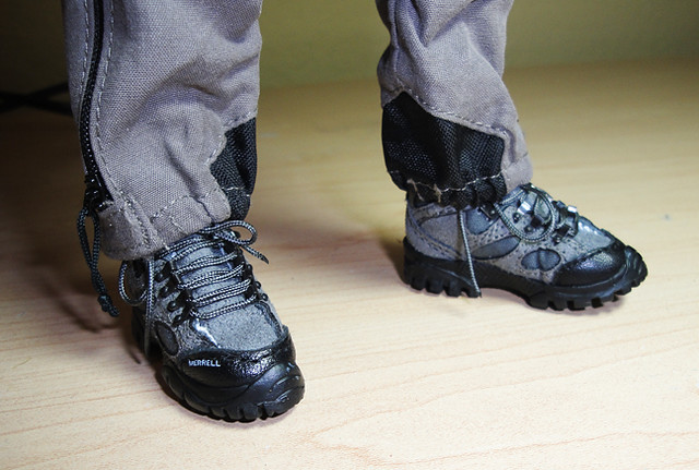 1/6 Scale Crazydummy "Merrell" Boots. Can you believe this is a toy?