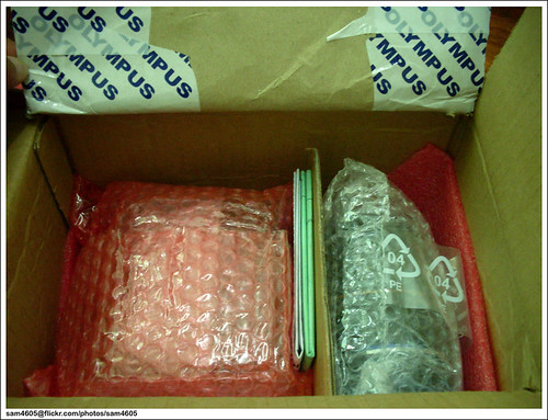 Package from Olympus Malaysia Service Center