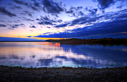 フリー画像|自然風景|湖の風景|夕日/夕焼け/夕暮れ|アメリカ風景|フリー素材|