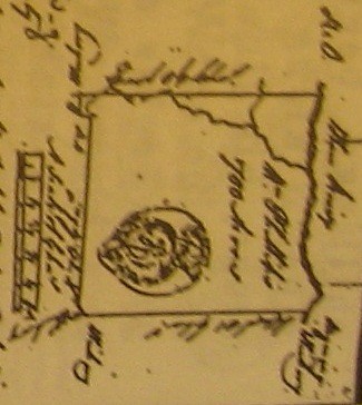 Closeup of Wm Phillips grant 1761