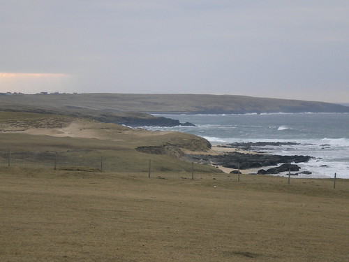Looking south, down the coast towards Dell
