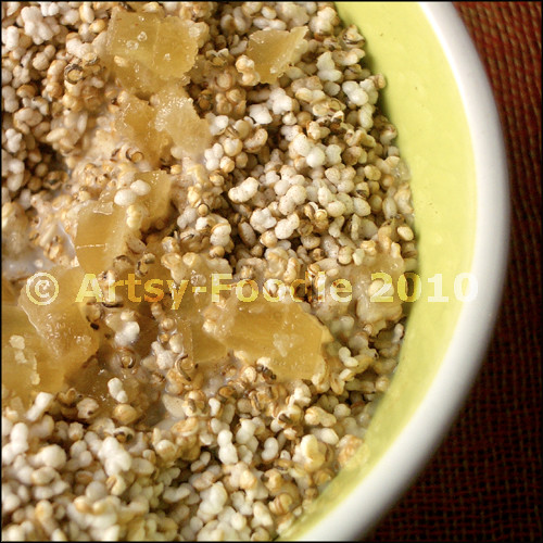 amaranth cereal with ginger