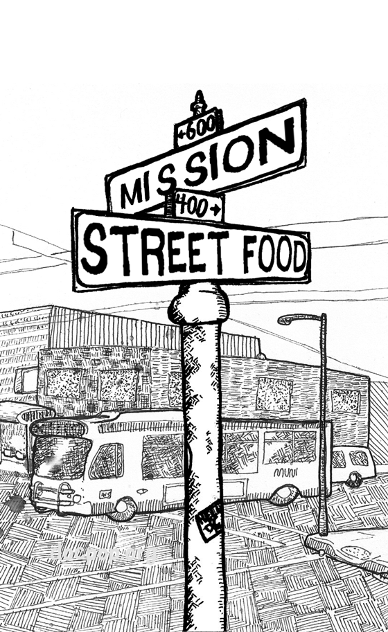 Animated Mission Street Food Art