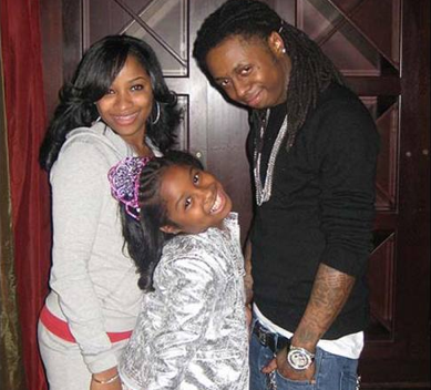 (Toya and Lil Wayne celebrate