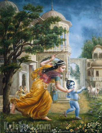 Mother Yasoda Chases Krishna