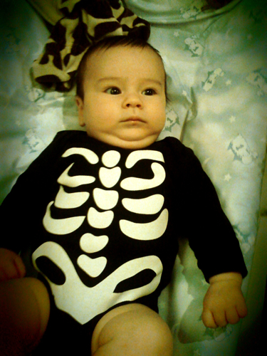 Skeleton baby
