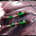 orecchini viola verde - purple green earrings AMHLVAG