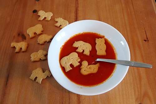 Animal crackers in my soup
