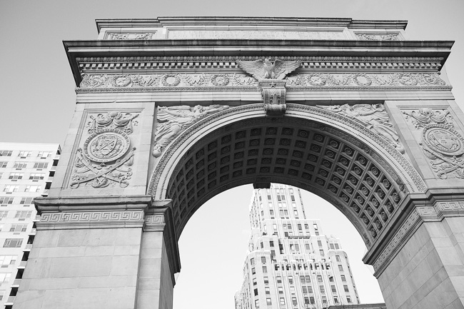 The Arch, in Washington Square Park