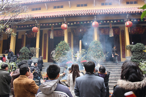 Temple at Chinese New Year
