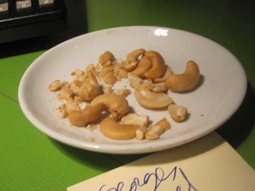 the last of the cashews