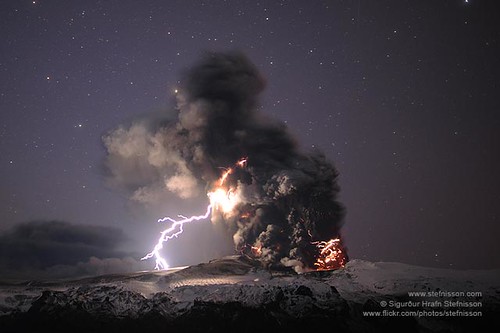 national geographic iceland volcano lightning. Eyjafjallajokull volcano
