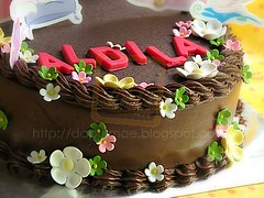 Barbie Theme Birthday Chocolate Cake