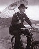 Father Dan on Bicycle in Korea ca 1955