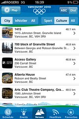Vancouver 2010 iPhone App