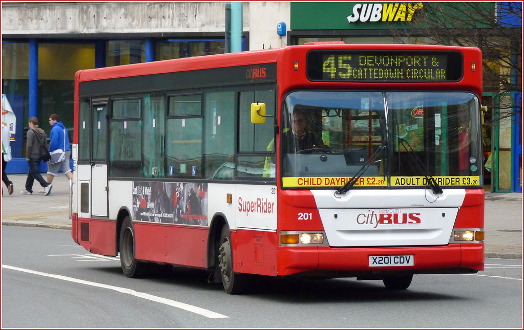 Plymouth Citybus 201 X201CDV (by didbygraham)