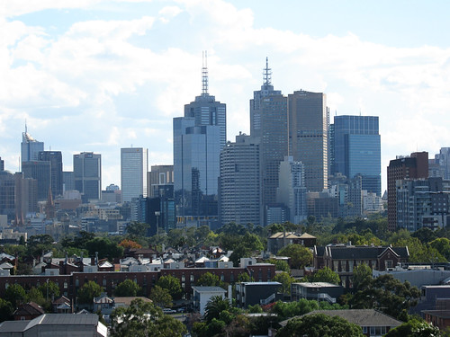 Melbourne skyline from Richmond