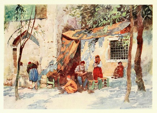 010- Zapatero en Estambul- Constantinople painted by Warwick Goble (1906)