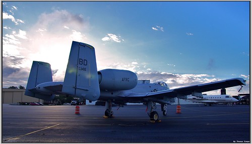 Airplane picture - A-10 Thunderbolt II_USAF at Dawn