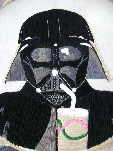 Vader Drinking a Pop
