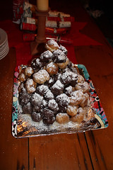 Finished Croquembouche! (Photo by Frances Wright)