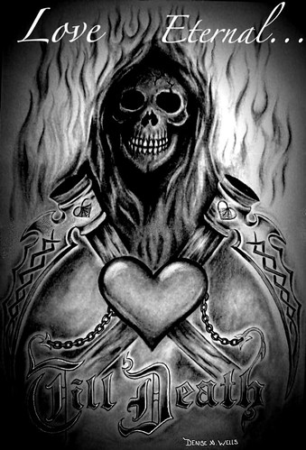 In Love And Death Tattoo. Till Death TATTOO design by