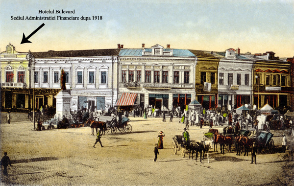 Hotel Bulevard - Sediul Adm Financiare Ploiesti dupa 1918
