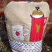 red cafetiere cosy