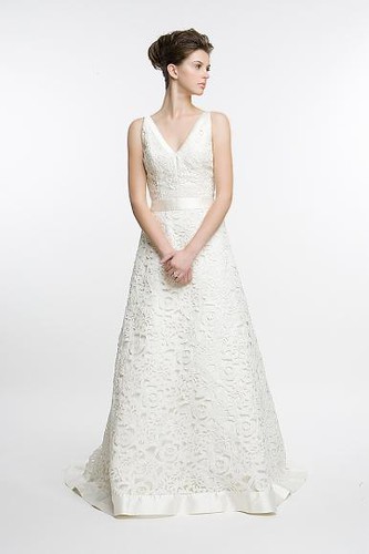 Couture Wedding Gowns with Aline silhouette and a modern lace