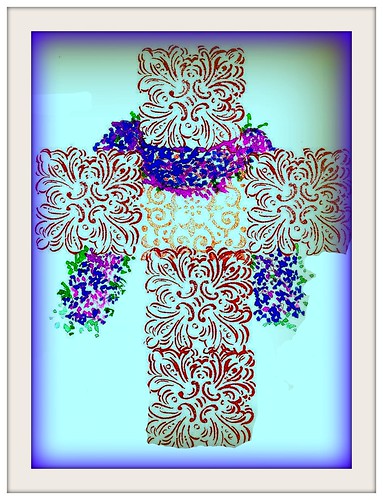 forget-me-not cross
