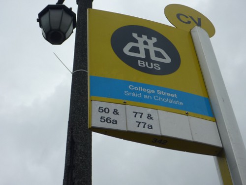 bus sign