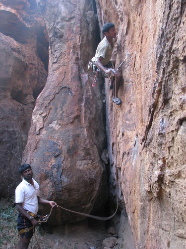 Badami Rock Climbing 6a more