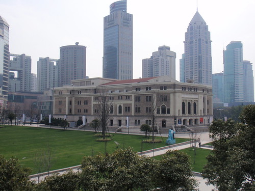 Shanghai Skyline and Music Hall