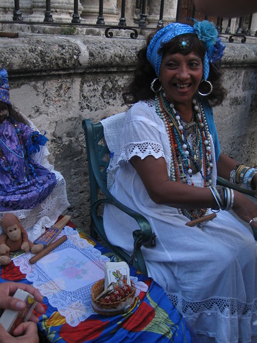 Pitonisa en Habana Vieja
