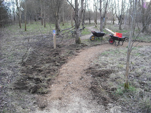 New start corner at Croft Trail, Swindon.