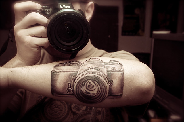 Film Camera Tattoo